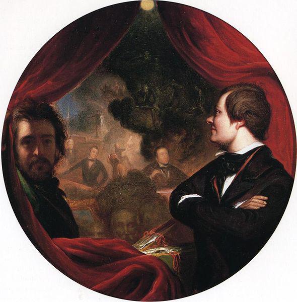 William James Hubard Mann S. Valentine and the Artist Sweden oil painting art
